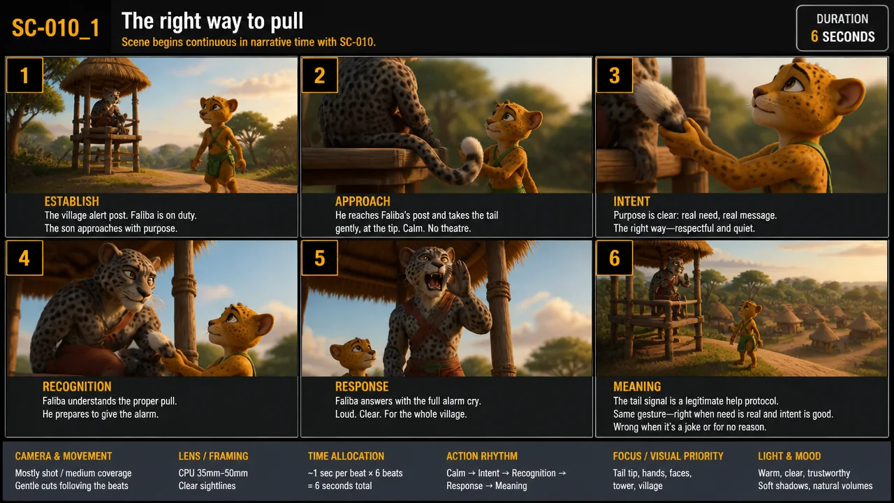 First AI storyboard pass showing incorrect character and world choices